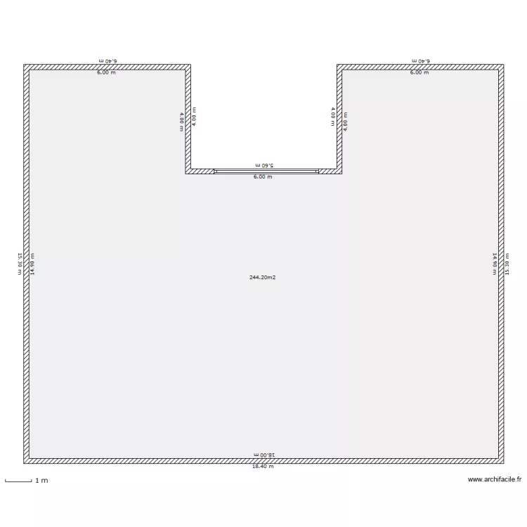 maison. Plan de 