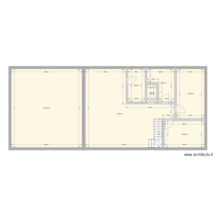 rdc maison 1. Plan de 0 pièce et 0 m2