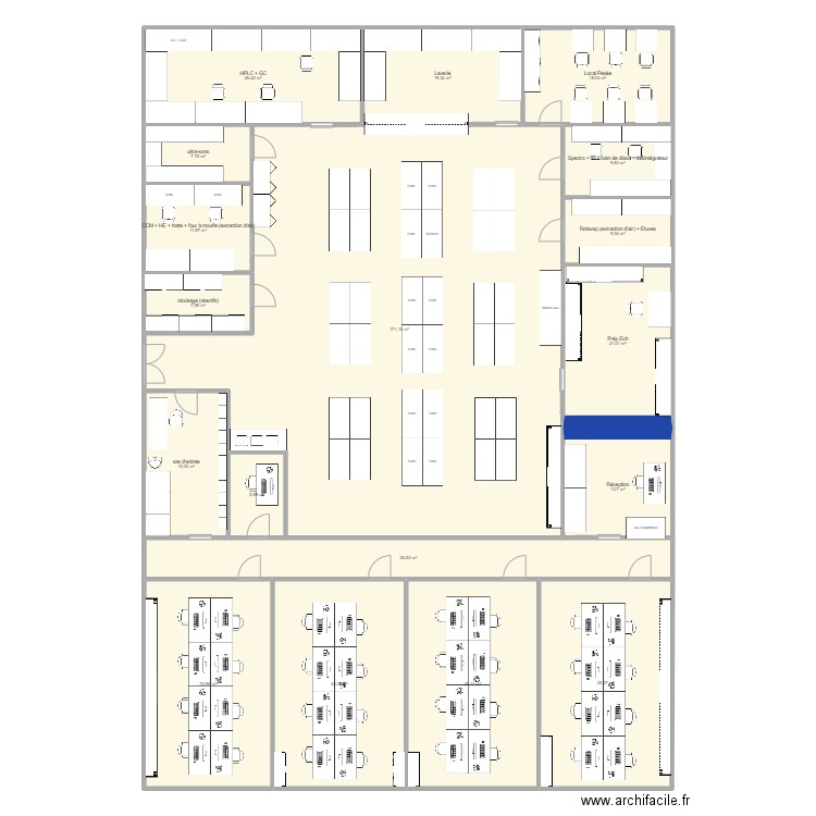 Futur Labo. Plan de 0 pièce et 0 m2