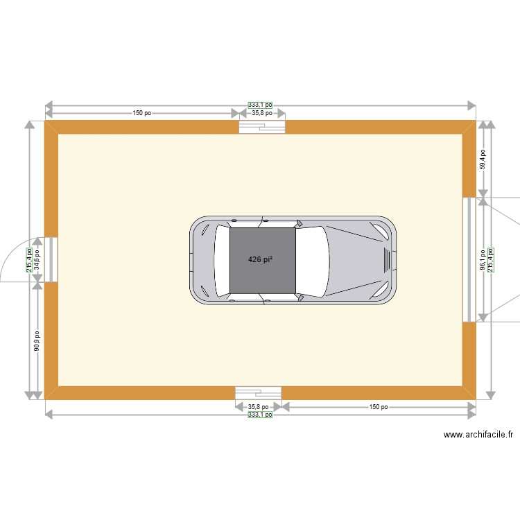 garage 24 montée krieghoff  shefford. Plan de 0 pièce et 0 m2
