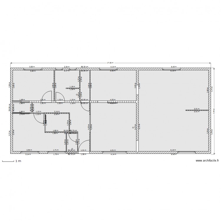 Etage de Vie. Plan de 0 pièce et 0 m2