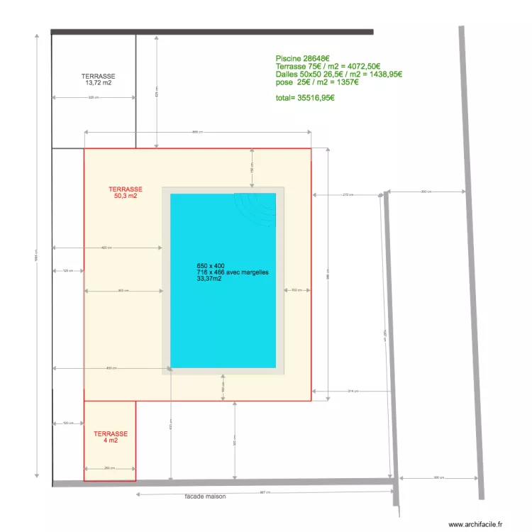 Piscine 1102. Plan de 