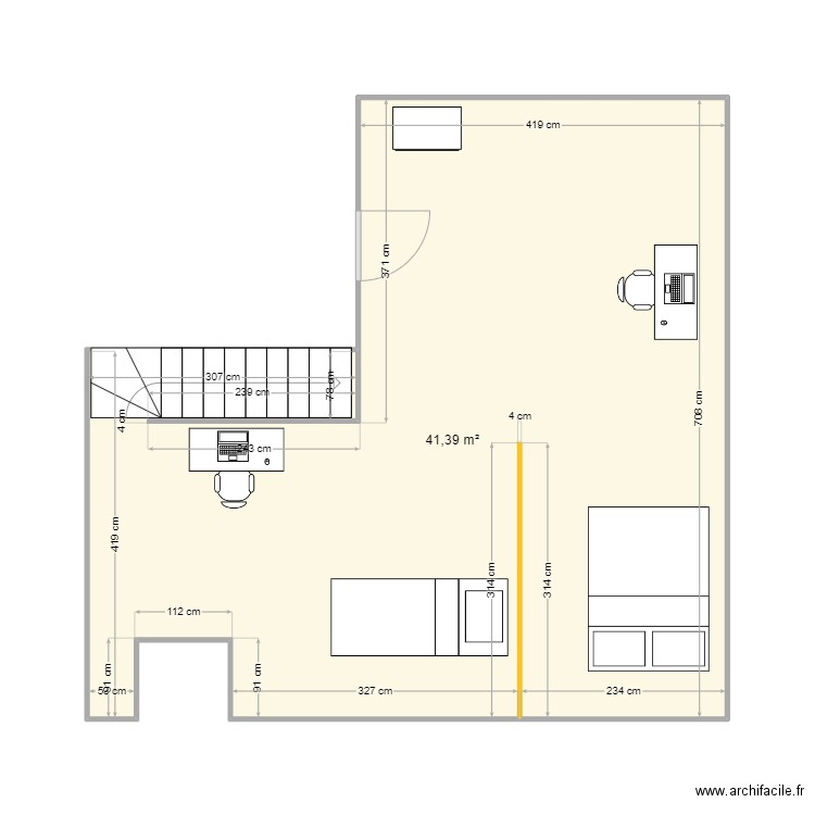 Chambre enfants. Plan de 0 pièce et 0 m2