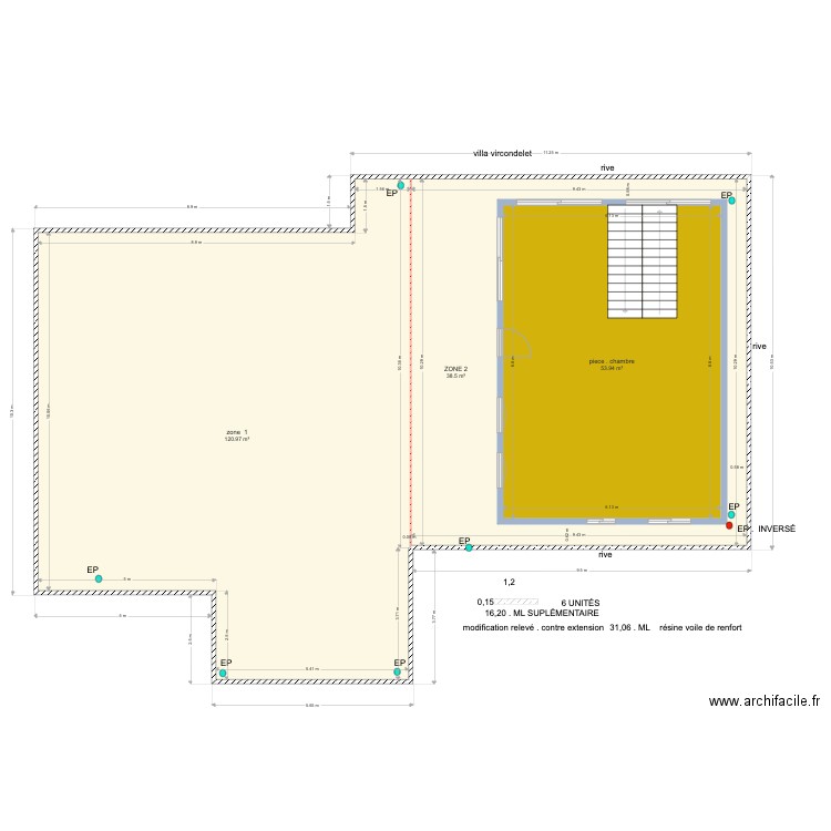 plan TERRASSE vircondelet. Plan de 0 pièce et 0 m2