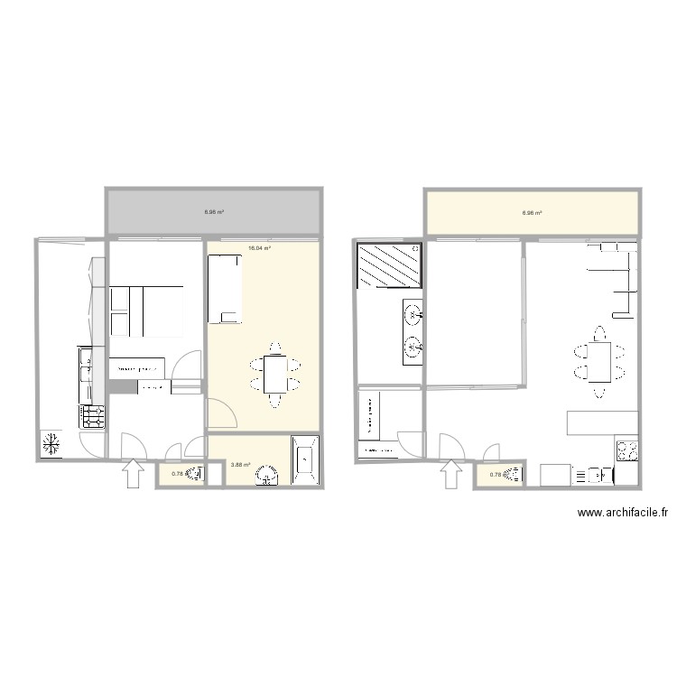 appartement Les Eiders 3. Plan de 0 pièce et 0 m2