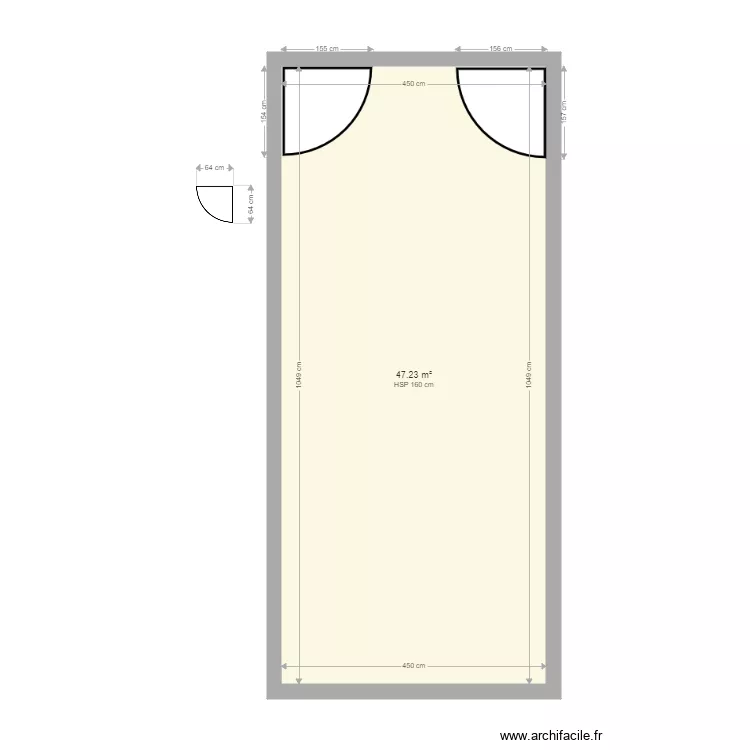 Piscine Orbais. Plan de 