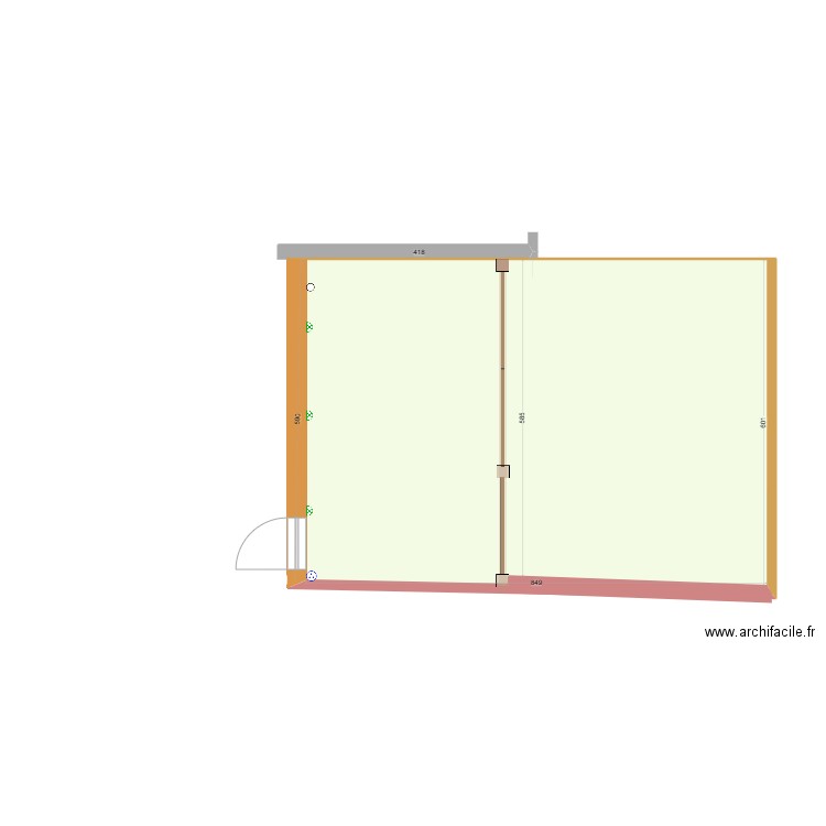 Abris sur terrasse 01. Plan de 0 pièce et 0 m2