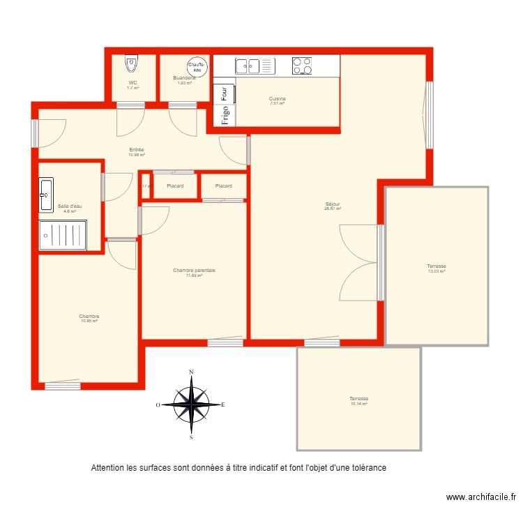 BI 3056 non côté. Plan de 0 pièce et 0 m2