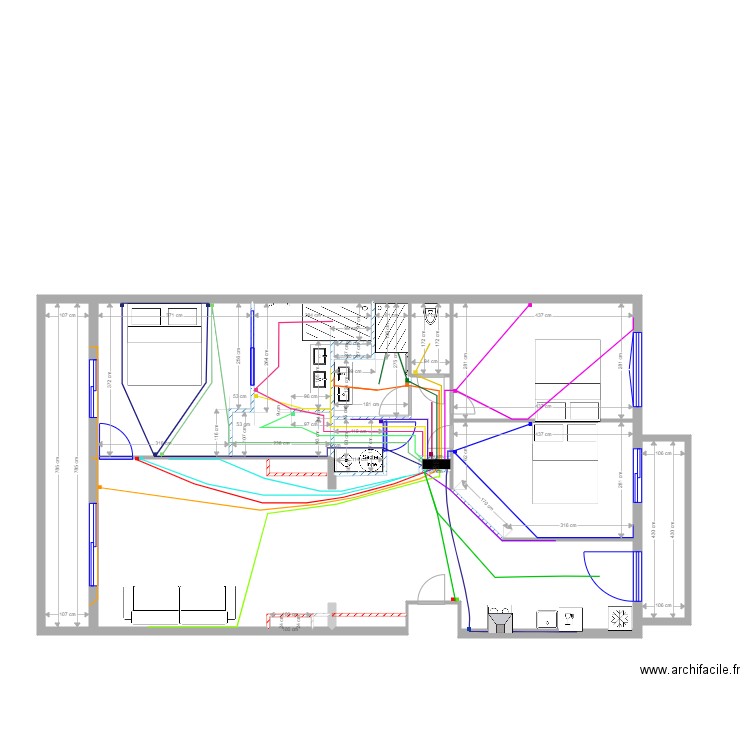 16 Durand V1 Electricité LP. Plan de 0 pièce et 0 m2