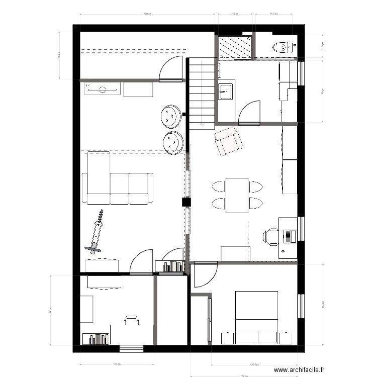 lefort 1. Plan de 0 pièce et 0 m2