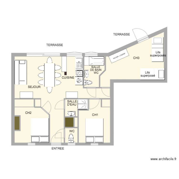 Plan Valloire 8. Plan de 0 pièce et 0 m2