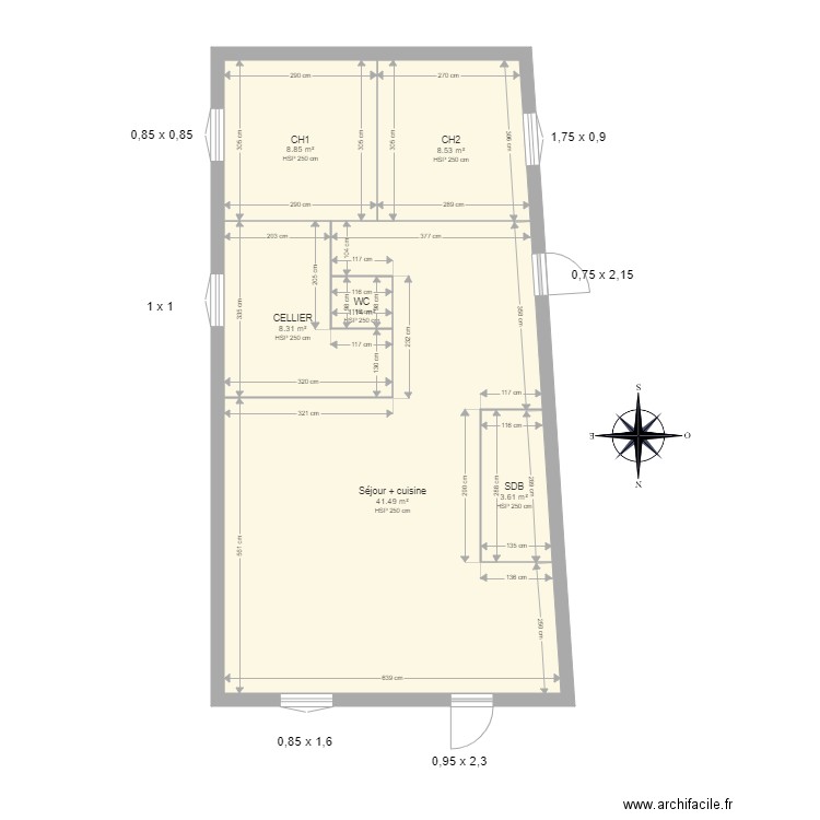 HORTA. Plan de 0 pièce et 0 m2