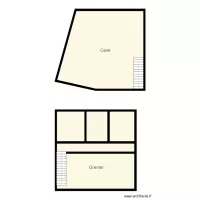 Croquis cave et grenier SCI PASG