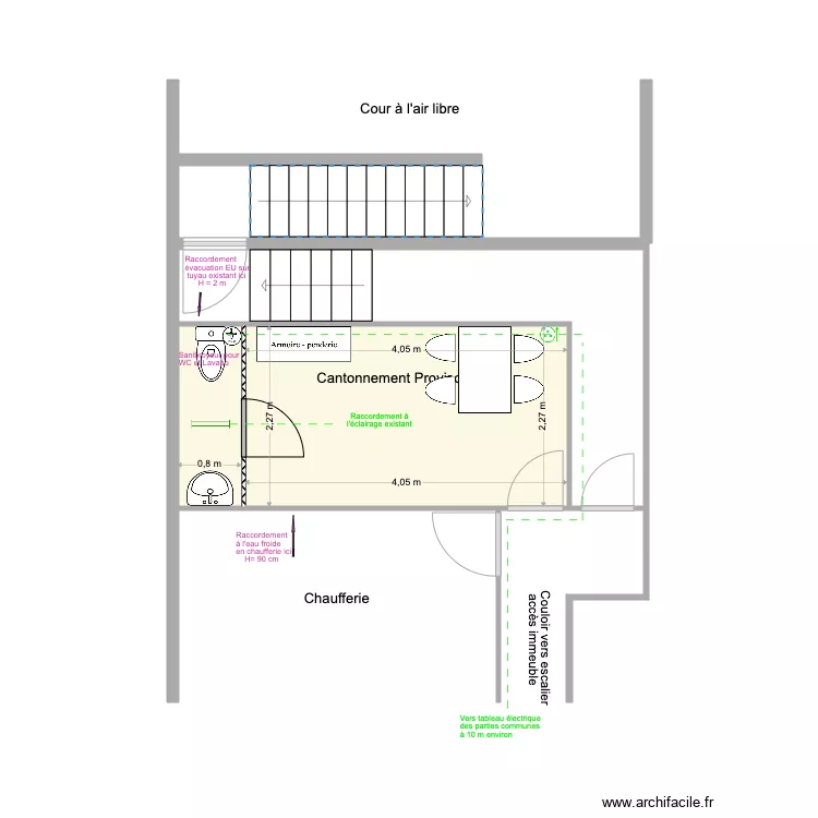 Cantonnement Provisoire 85 VH Raccordements rev 3. Plan de 