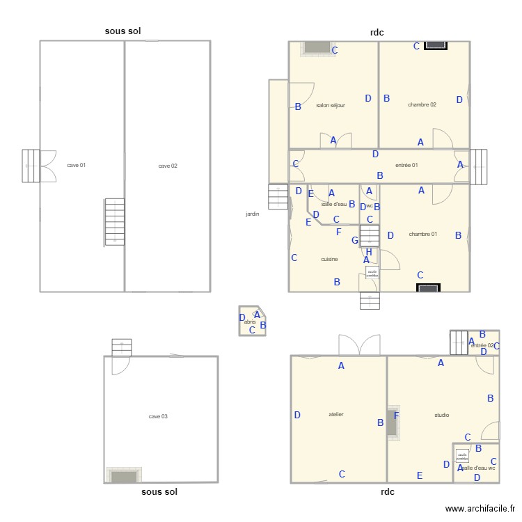 biton PB. Plan de 0 pièce et 0 m2