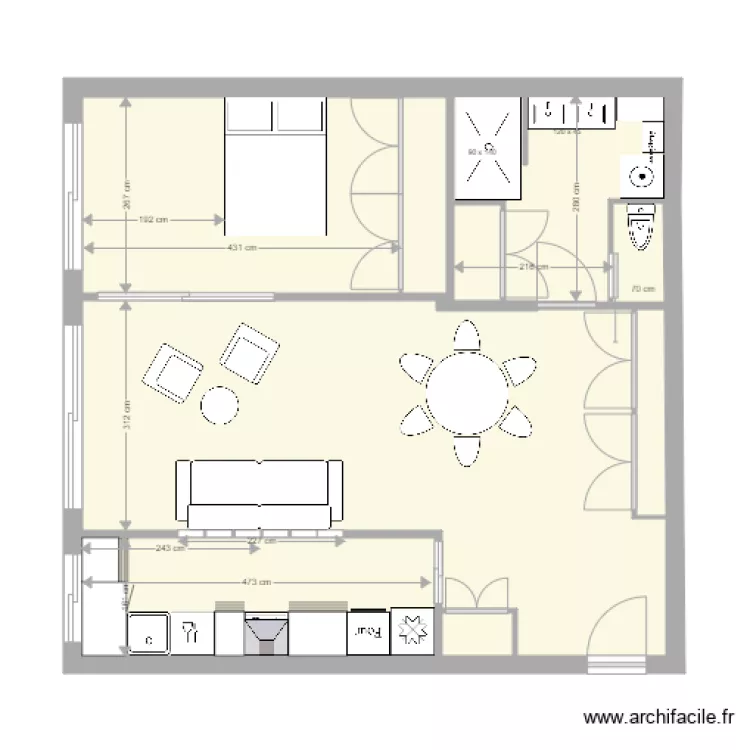 niogret 4 avril bis. Plan de 