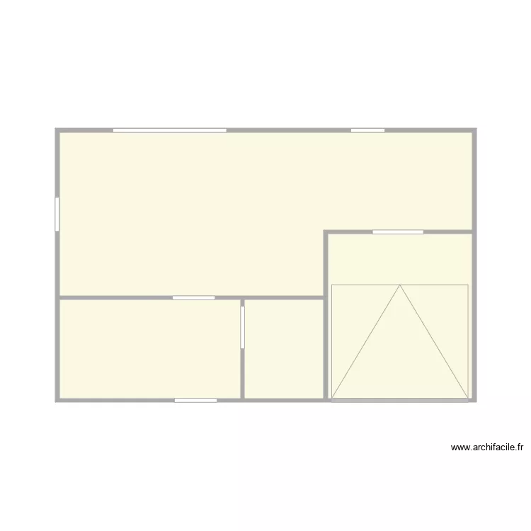 G&eacute;rouville PC01 Rez de chauss&eacute;. Plan de 