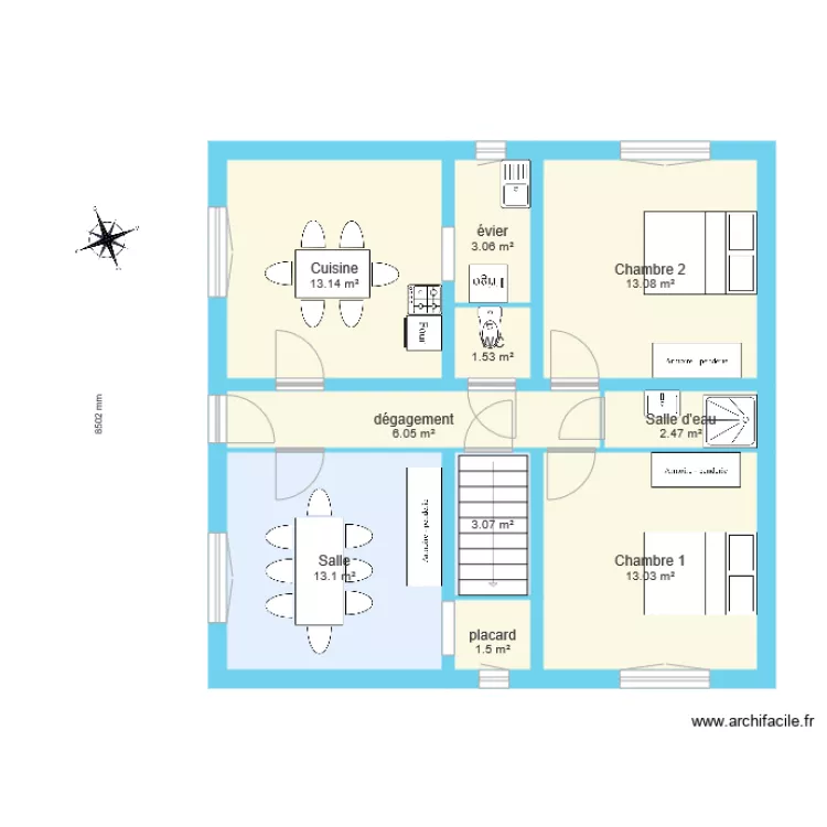 Home Mumu 1 meubles. Plan de 