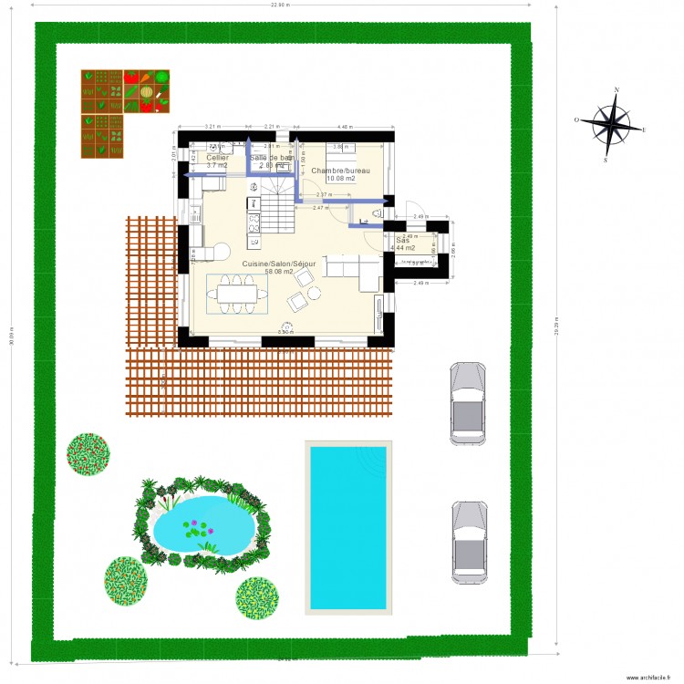 groisy 3. Plan de 0 pièce et 0 m2