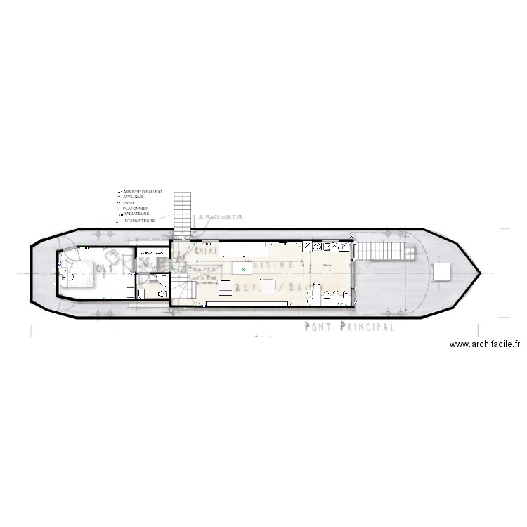 PLAN ELEC PONT. Plan de 0 pièce et 0 m2