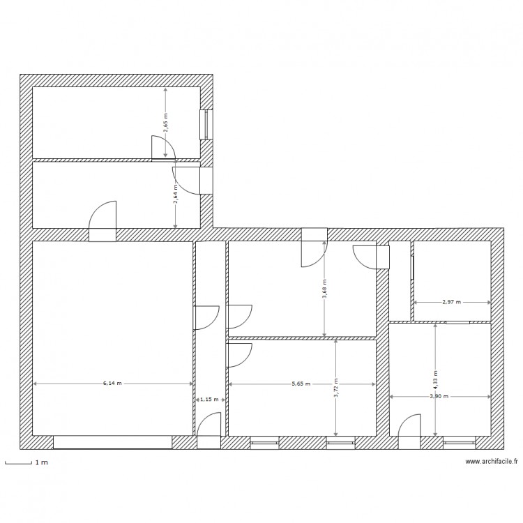 til chatel. Plan de 0 pièce et 0 m2