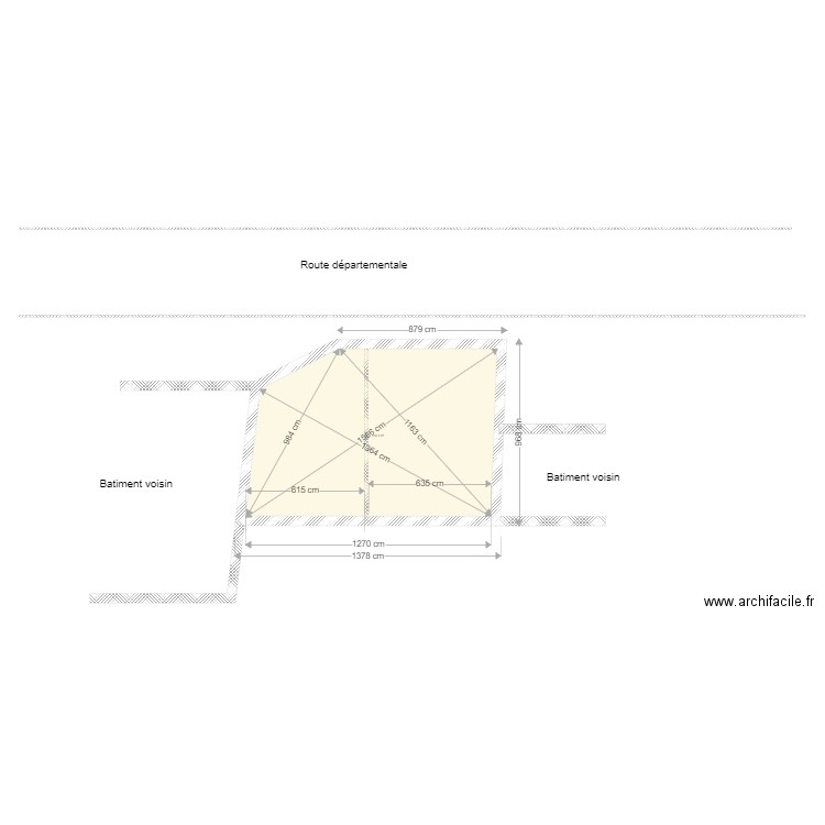 Plan de masse 1  version 2. Plan de 0 pièce et 0 m2