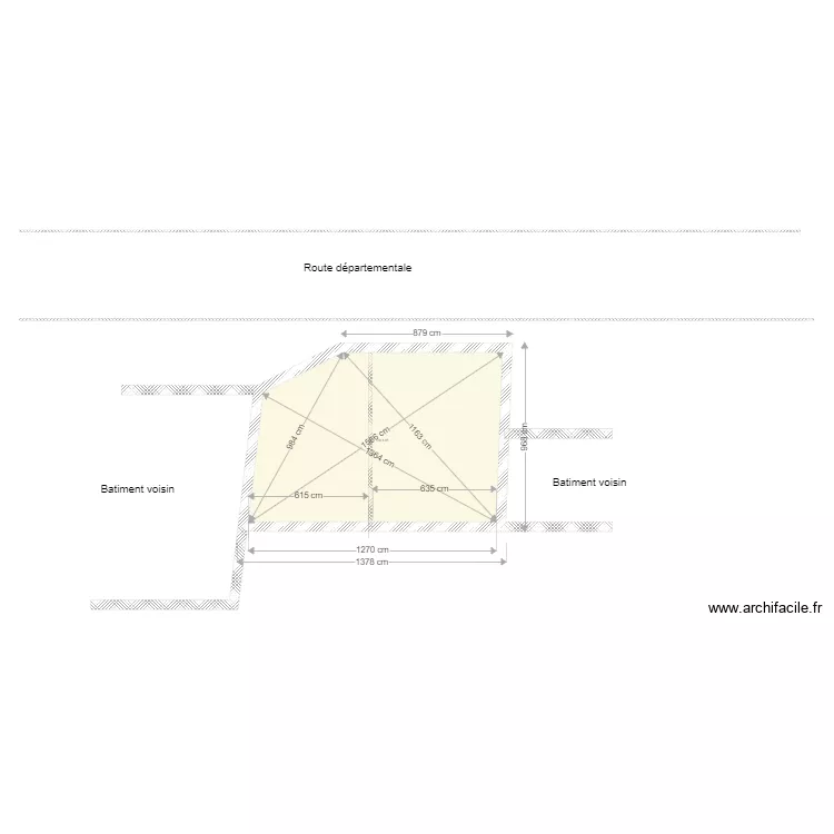 Plan de masse 1  version 2. Plan de 