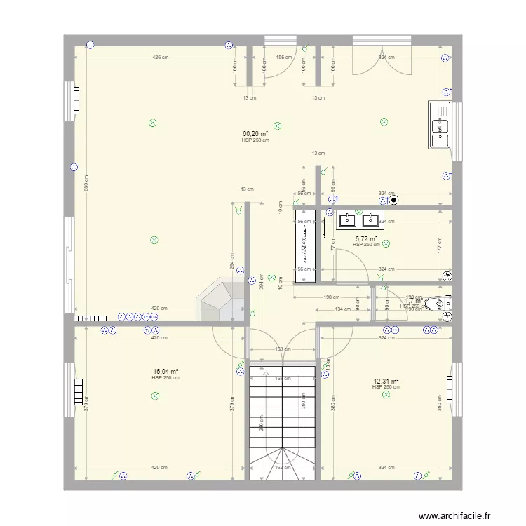 1er etage electricité. Plan de 1er etage electricité. Plan de
