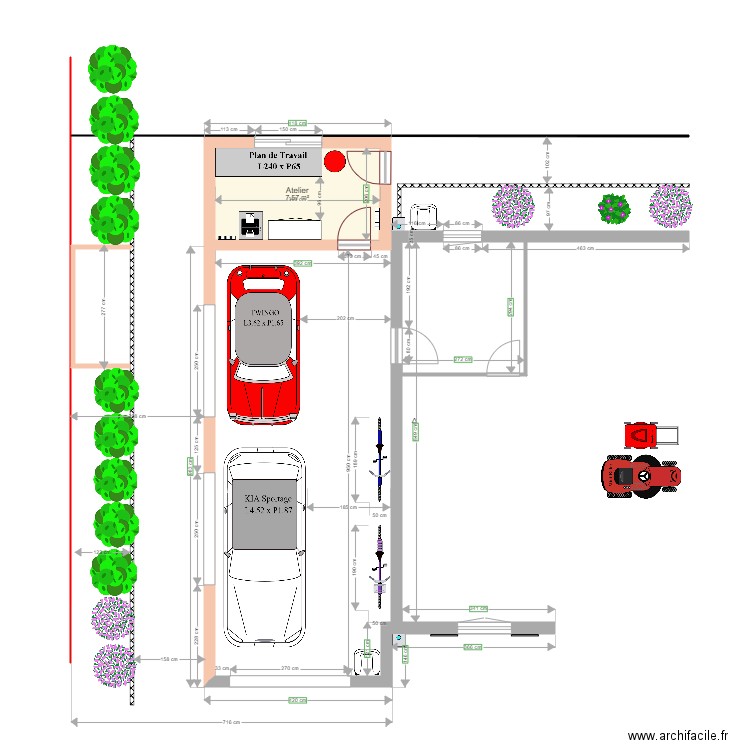 Garage Autos 03. Plan de 0 pièce et 0 m2