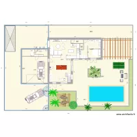 plan Roussillon 2023 3 chambre un &eacute;tage plus terrain