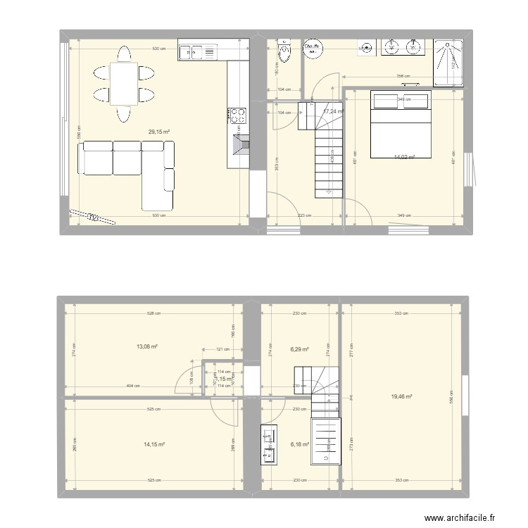 plan alex bis. Plan de 9 pièces et 121 m2