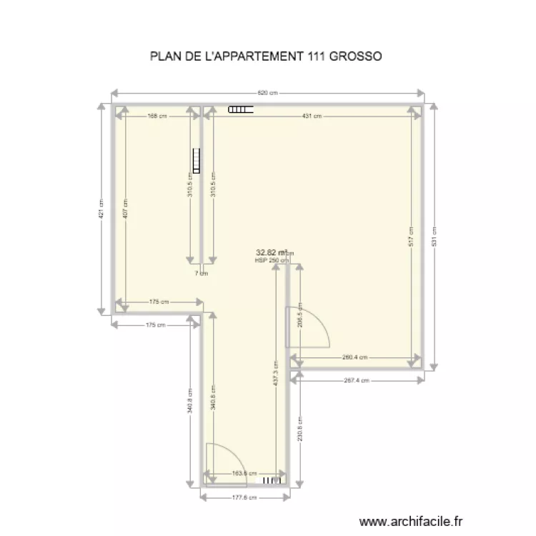 111 GROSSO plan. Plan de 111 GROSSO plan. Plan de