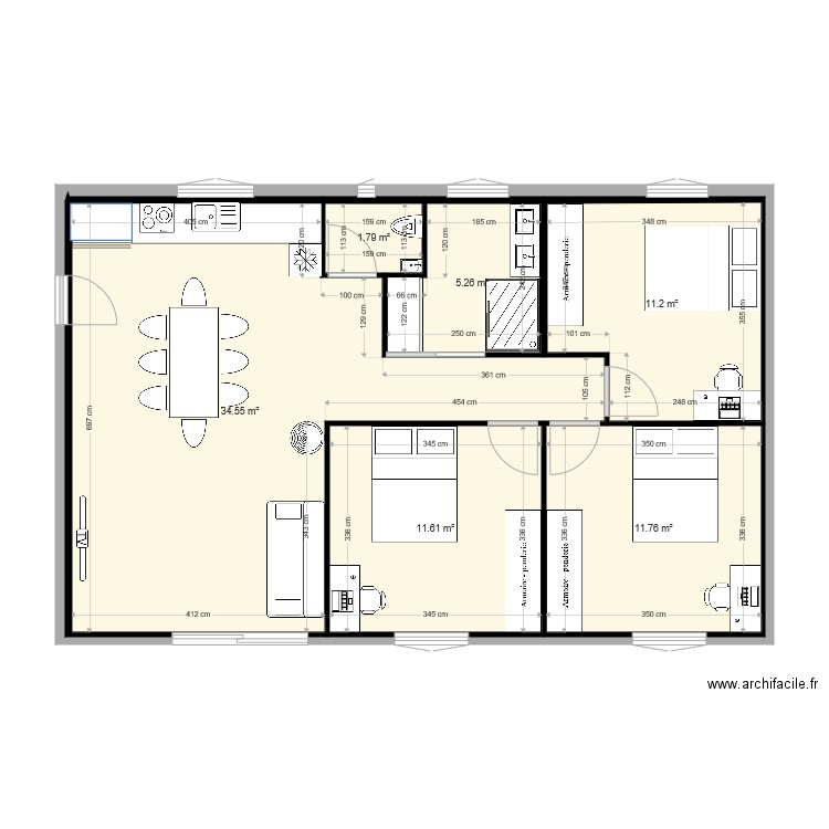 jeannette. Plan de 0 pièce et 0 m2