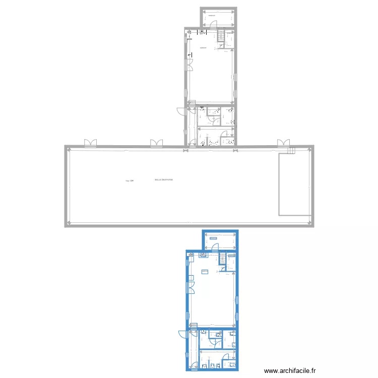 SDF LA VACQUERIE. Plan de 