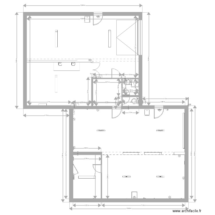 Projet Atelier. Plan de 0 pièce et 0 m2