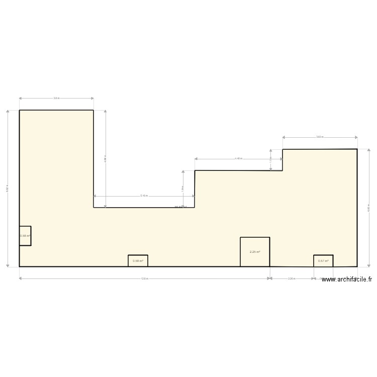 plana canohes. Plan de 0 pièce et 0 m2