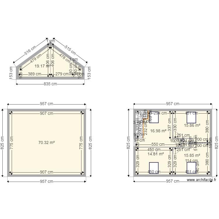 PROJET AVENAY FABRICE. Plan de 0 pièce et 0 m2