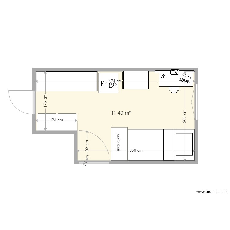 BASTE STUDIO. Plan de 0 pièce et 0 m2