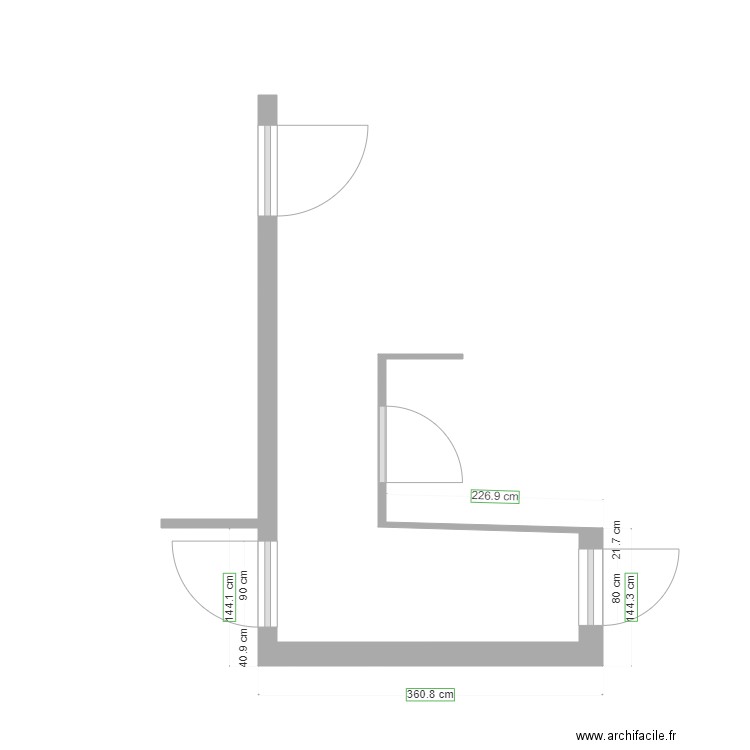 Palier avant. Plan de 0 pièce et 0 m2