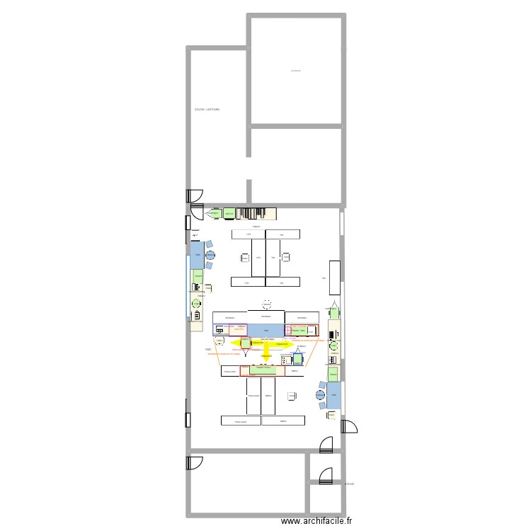 Layout Myco. Plan de 5 pièces et 293 m2