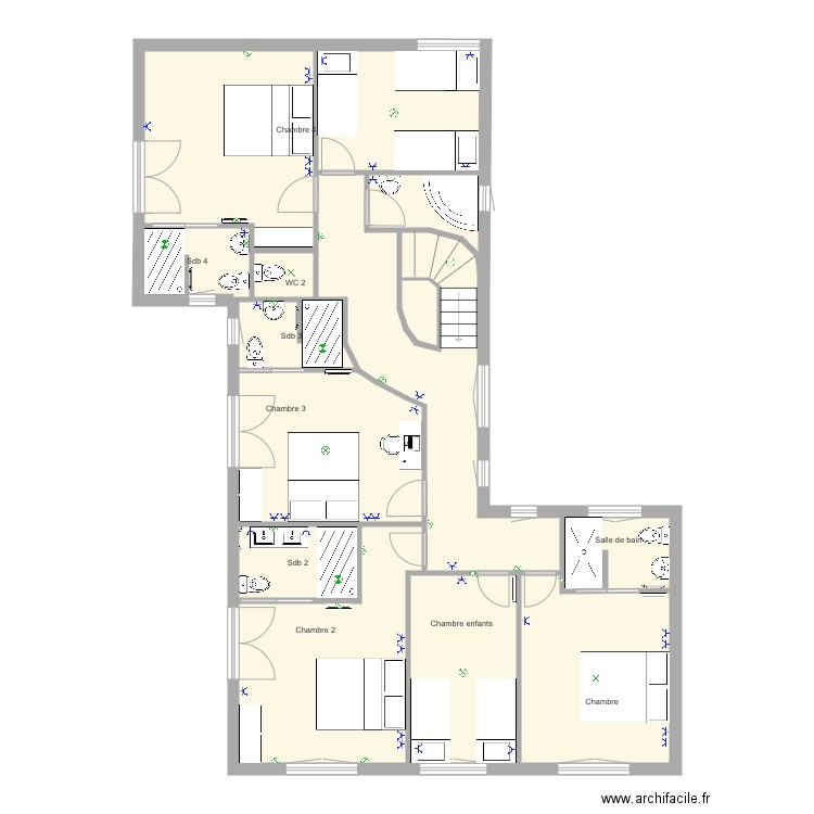 muscadelle v8 ELEC et TERRASSE. Plan de 0 pièce et 0 m2