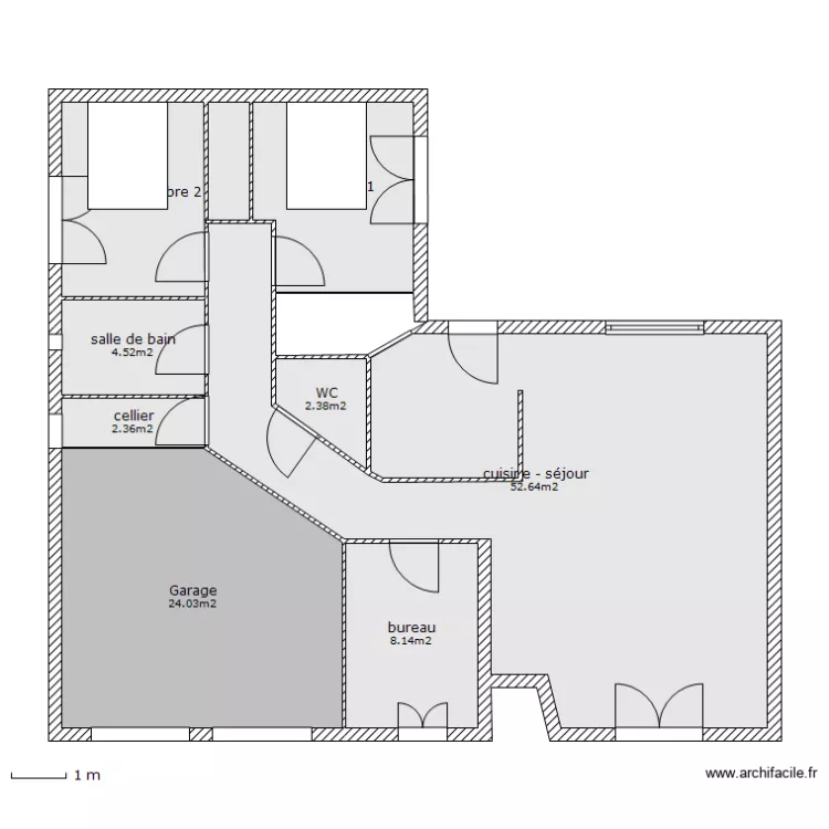 maison bis. Plan de maison bis. Plan de