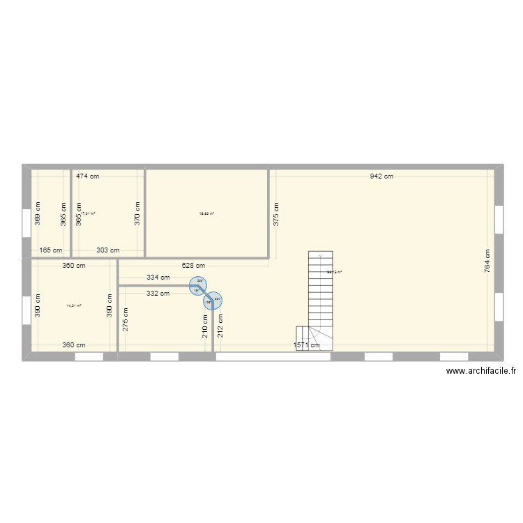 implantation radio 2. Plan de 0 pièce et 0 m2