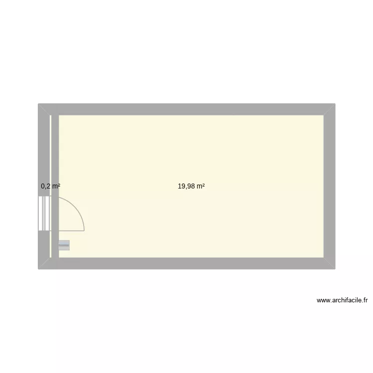 Lacoustille. Plan de 2 et 20 m² Lacoustille. Plan de 2 et 20 m²