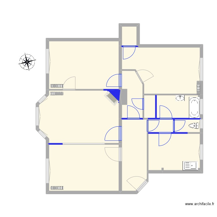 Actuel. Plan de 0 pièce et 0 m2