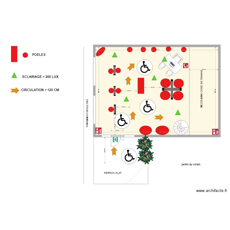 BRANSTAL NYONS. Plan de 0 pièce et 0 m2