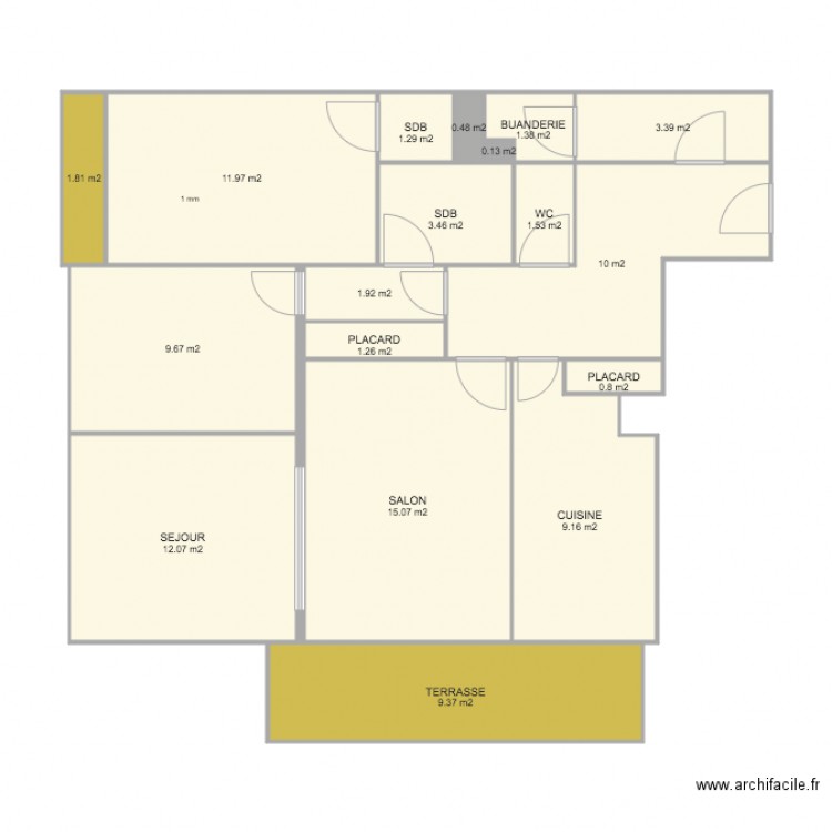 DUTRIEZ. Plan de 0 pièce et 0 m2