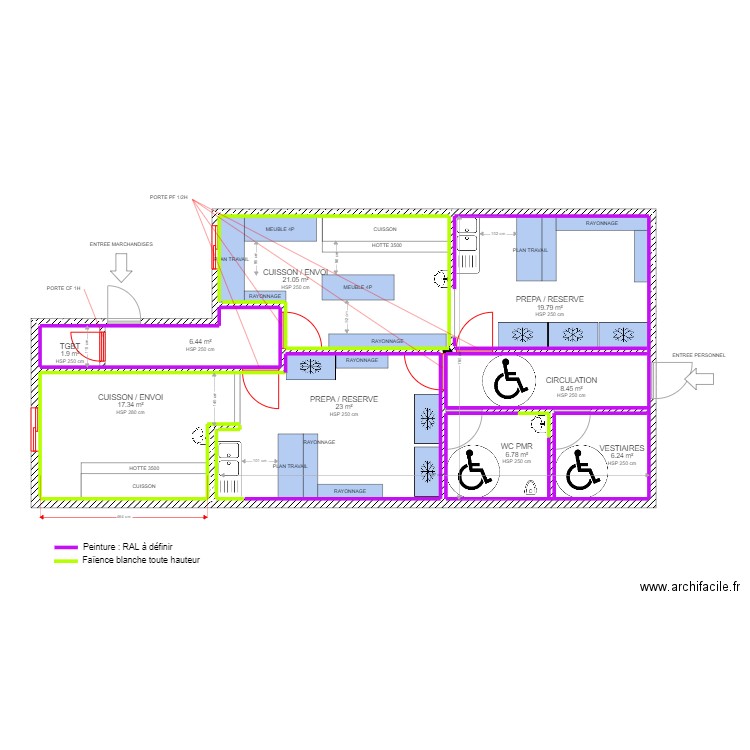 RENNES 2 LAB REVETEMENTS. Plan de 0 pièce et 0 m2