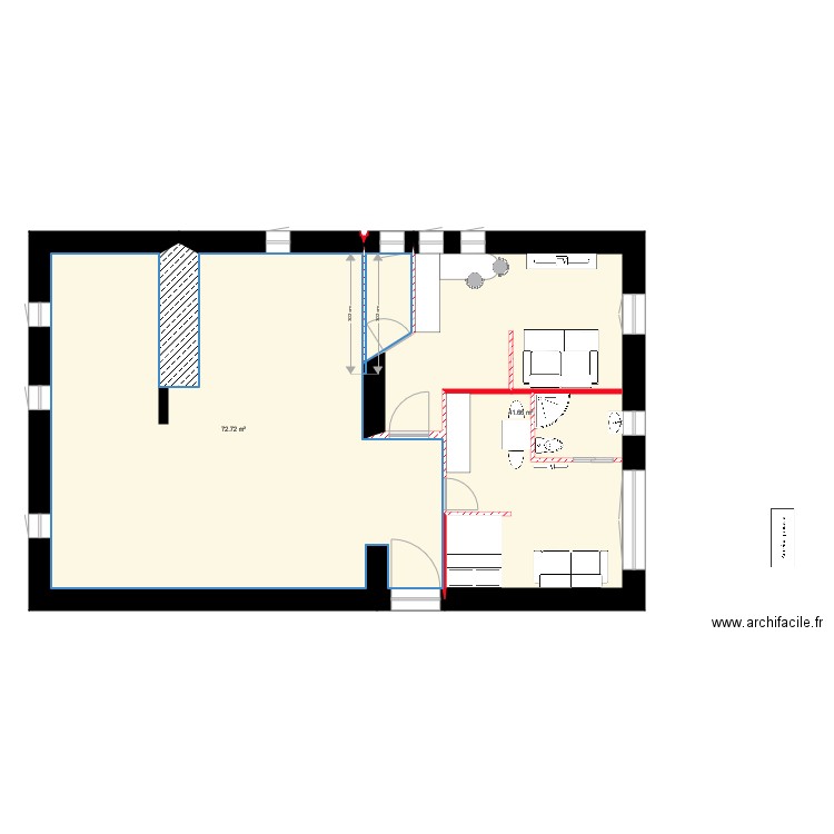 aménagement thonon. Plan de 0 pièce et 0 m2