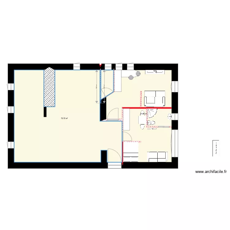 am&eacute;nagement thonon. Plan de 